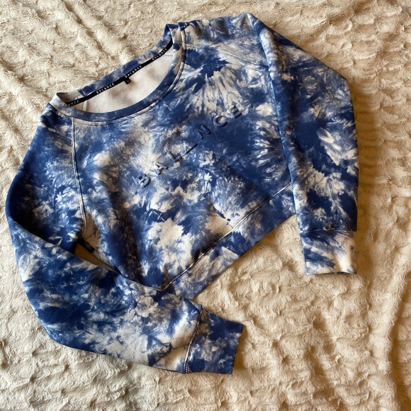 Balance Athletica Tops - Balance Athletica Tie Dye Essence Crew Crop
